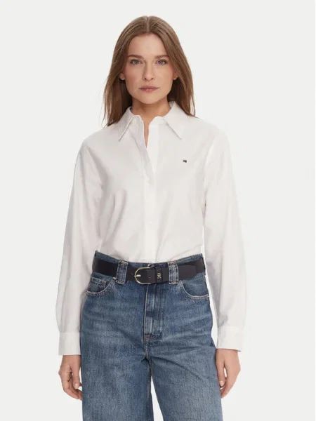 Cămașă Tommy Hilfiger alb