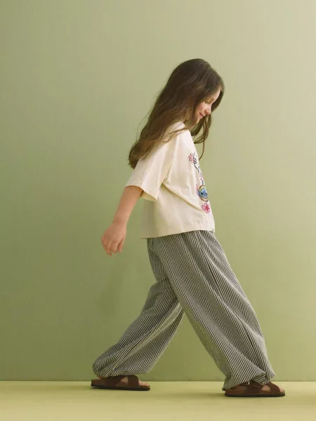 Reserved Pantaloni balloon cu multicolor