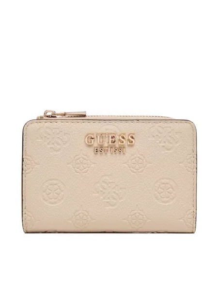 Guess Portfel Blake Kremowy