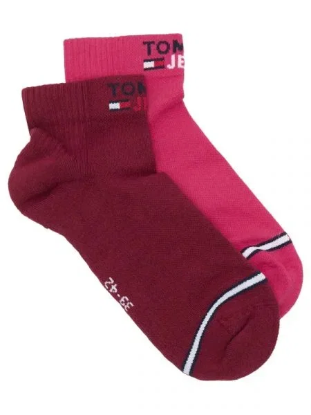 Tommy Jeans Șosete bordo