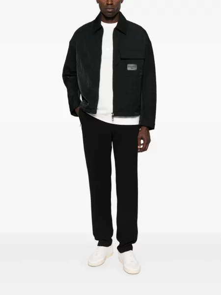Geacă Emporio Armani cu autograf negru