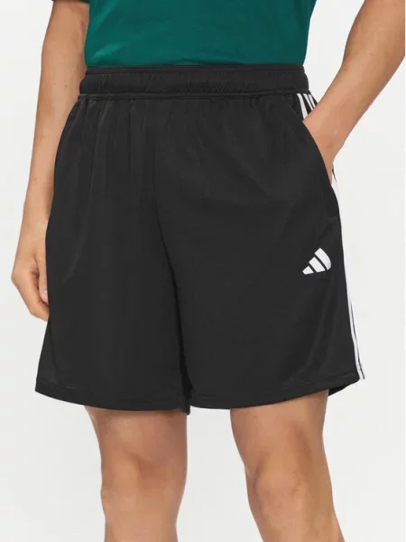 Spodenki sportowe Adidas w paski czarne