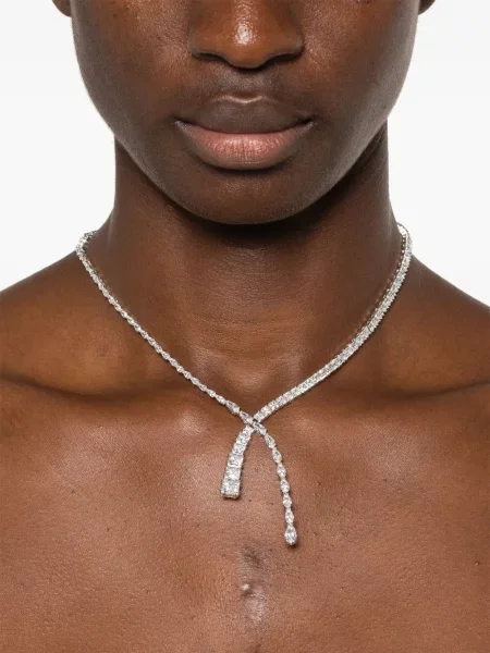 Colier Swarovski argintiu