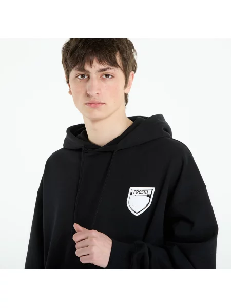 Bluza sportowa Prosto Shield Mini Splash z kapturem czarna
