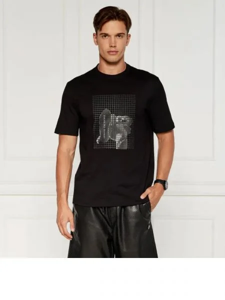 Armani Exchange Tricou negru