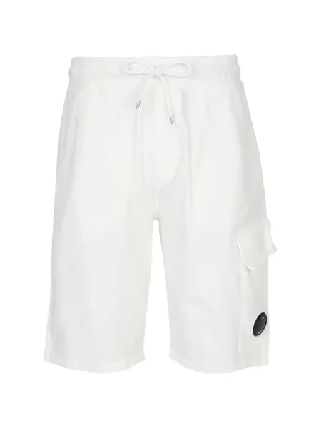 Șnur de strângere pantaloni scurți C.p. Company alb