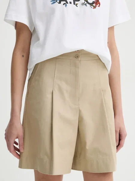 A.P.C. pantaloni scurți din short orlane verde