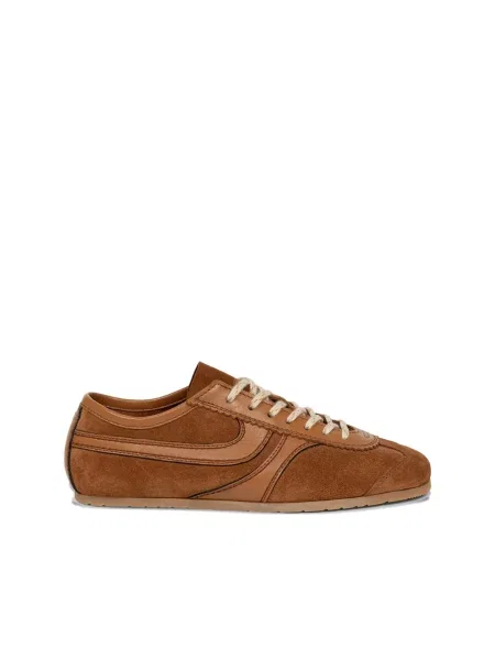 Sneakersy Dries Van Noten zamszowe brązowe