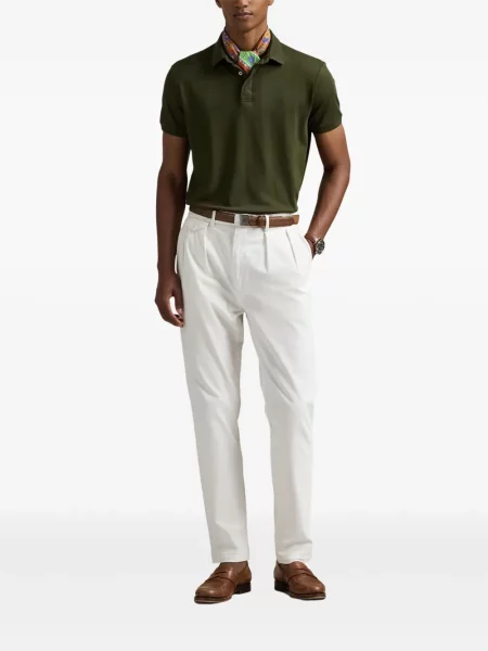 Șapcă Polo Ralph Lauren cu dungi din fleece verde