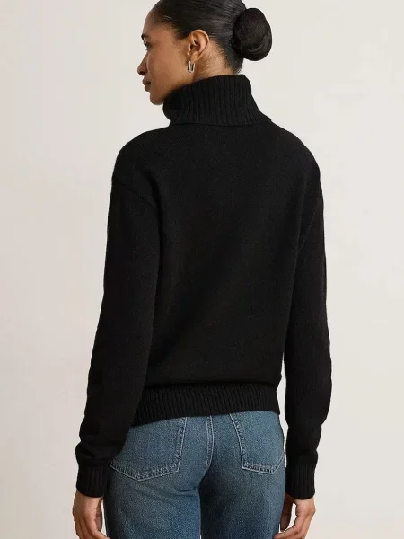 Lauren Ralph Lauren Pulover / alb negru