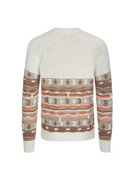 Sweter Bally z kapturem brązowy