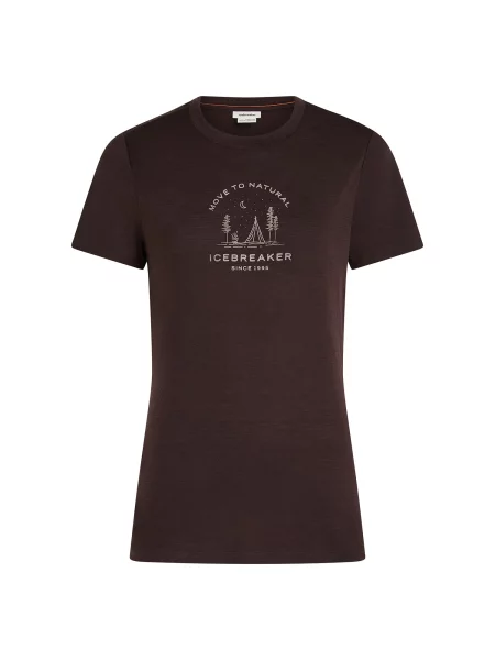 ICEBREAKER Tricou / cappuccino maro