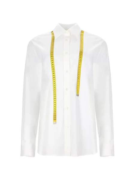 Cămașă Moschino din poplin alb