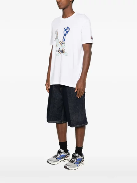 Scurt tricou Iceberg alb