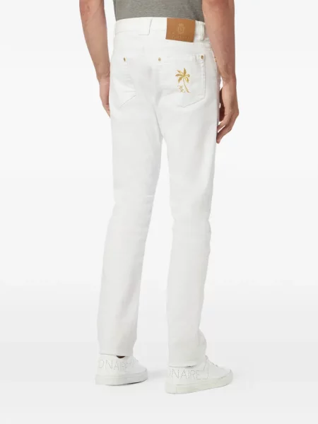 Дънки straight leg Billionaire бяло