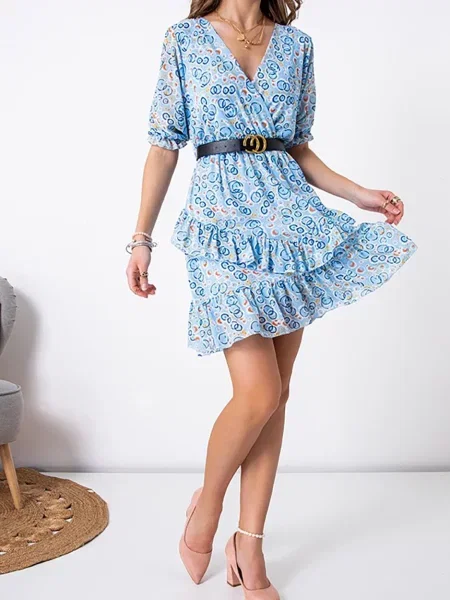 Mini rochie mini Resti mini albastru