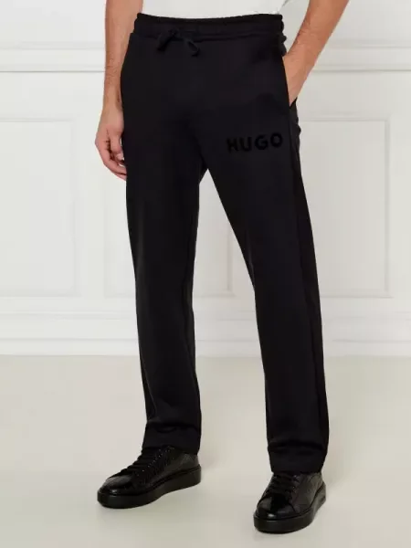 HUGO Pantaloni de trening Dumrulo negru