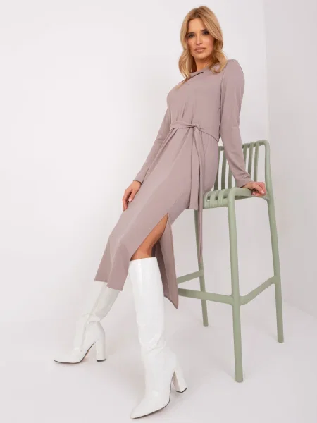 Rochie de cocktail Fashionhunters de costum bej