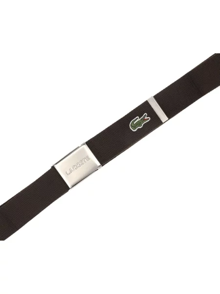 Opásaný pásek Lacoste na ramínka černý