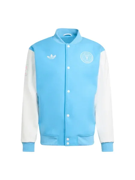 ADIDAS ORIGINALS Gornji dio trenirke Inter Miami CF nebesko plava / roza bijela