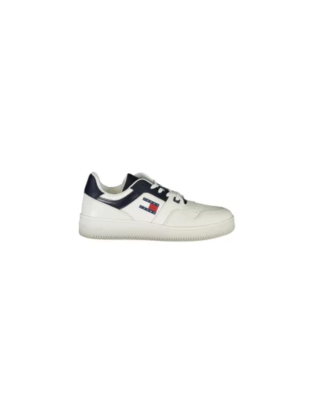 Lniane sneakersy Tommy Hilfiger białe