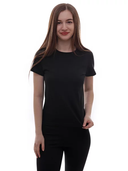Футболка STREAM віскоза/поліестер чорний