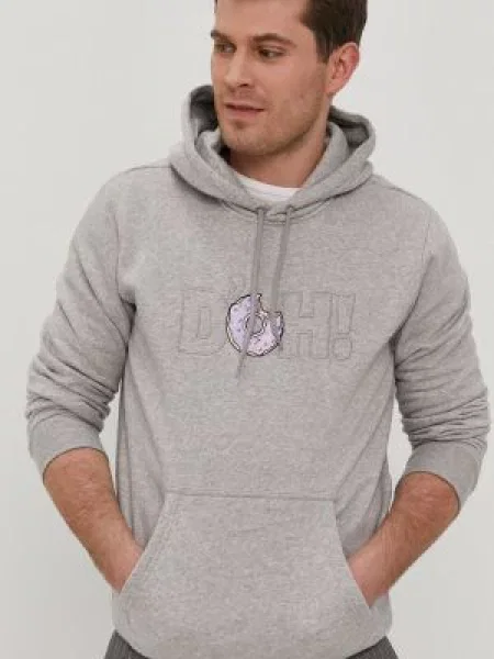 Кофта adidas Originals з аплікацією сірий