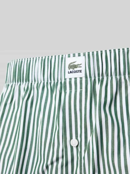 Bokserki w zestawie 3 szt. z naszywką z logo Lacoste zielone