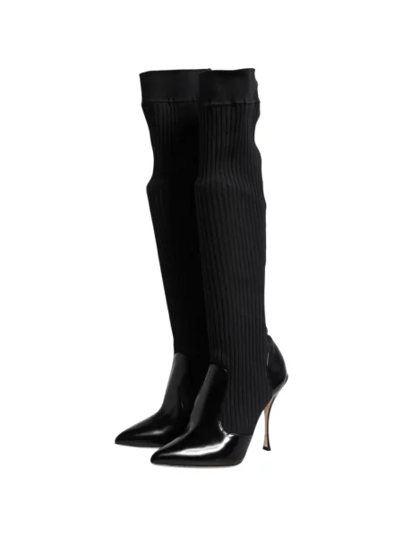 Botine Dolce & Gabbana din piele negru