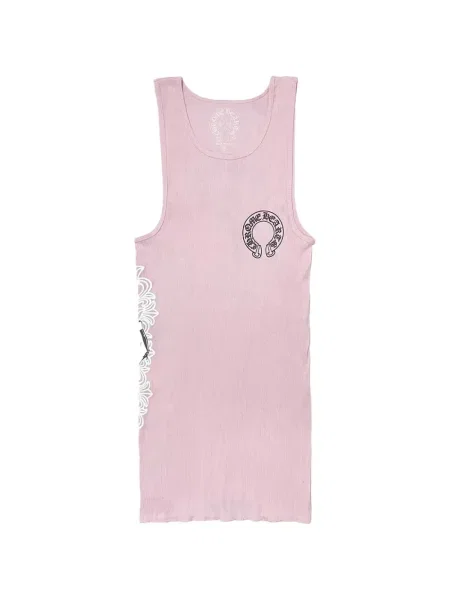 Cămașă Chrome Hearts cu motiv cu inimi roz