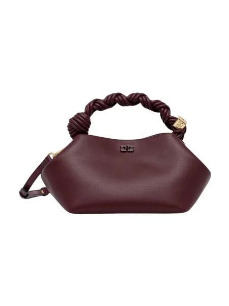 Torebka crossbody Ganni brązowa