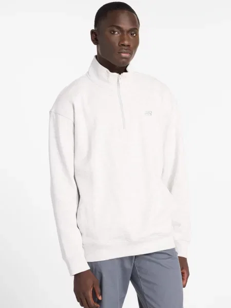 Флисовая спортивная кофта New Balance белая