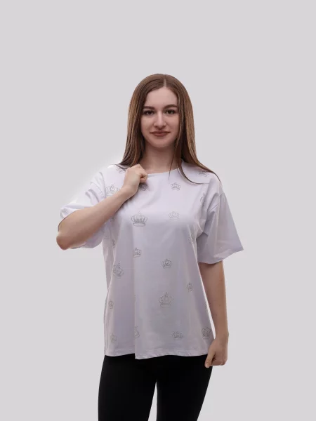 Футболка LUMO віскоза/поліестер білий