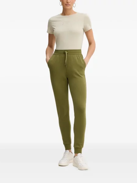 Pantaloni Armani Exchange alergare cu cordon verde