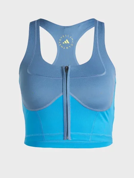 Топ спортивний adidas перероблений синій