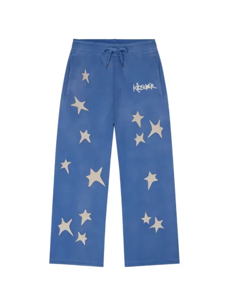 Pantaloni Kidsuper albastru