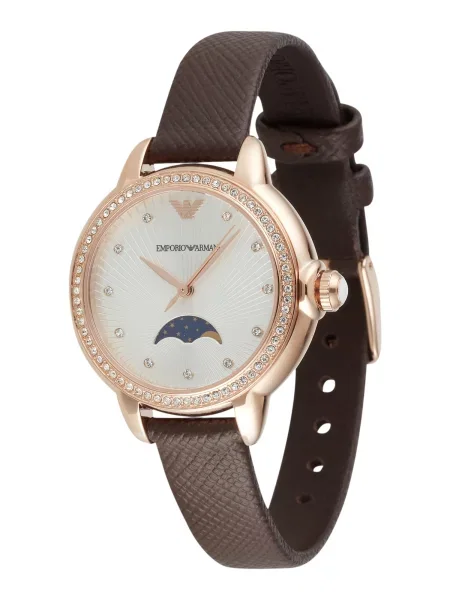 Часовници Emporio Armani кафяво