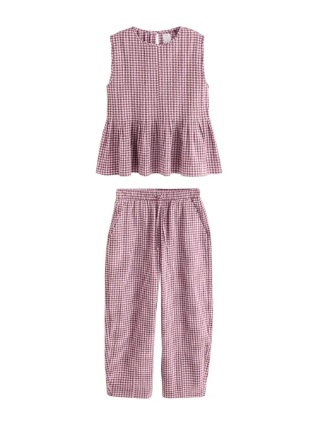 Next Pidžama magenta / prljavo roza