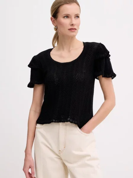 Twinset pulover pentru femei din negru