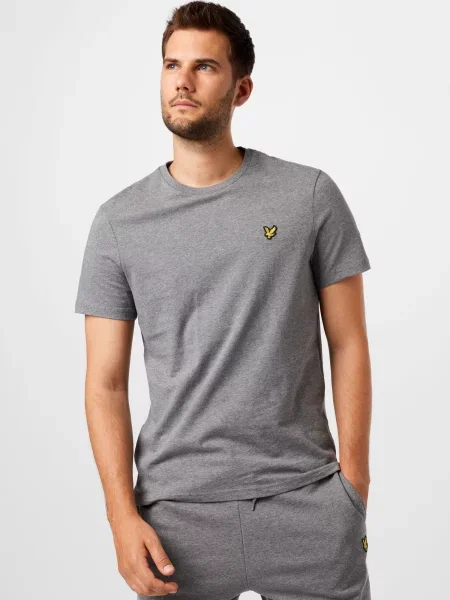 Lyle & Scott Tričko melírovaná sivá