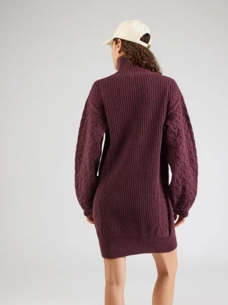 ABOUT YOU Rochie tricotat Pia bordeaux roșu
