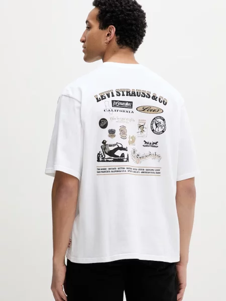 Levi's Tričko WW GR x WORKWEAR bílé