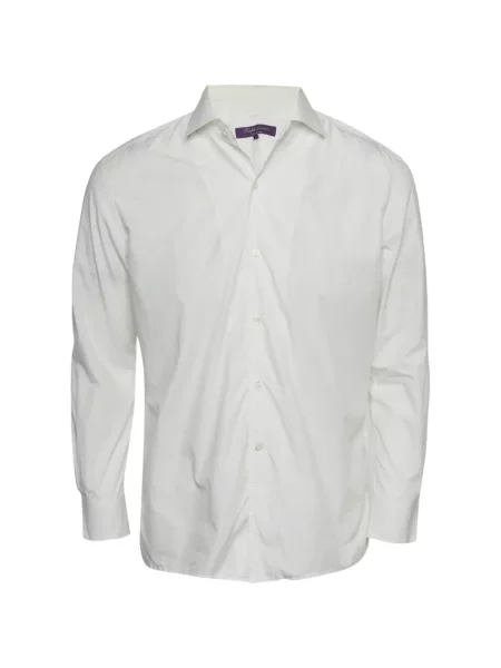 Lung cămașă Ralph Lauren Purple Label alb