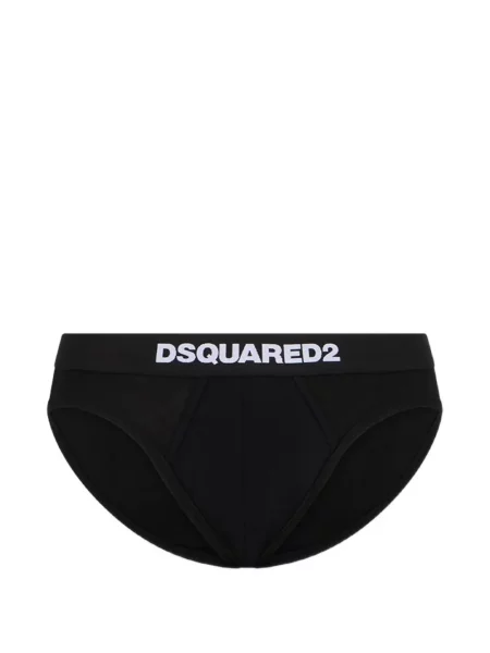 Chiloți Dsquared2 cu autograf negru