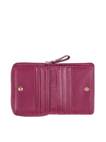 Кожаный кошелек Ashwood Leather розовый