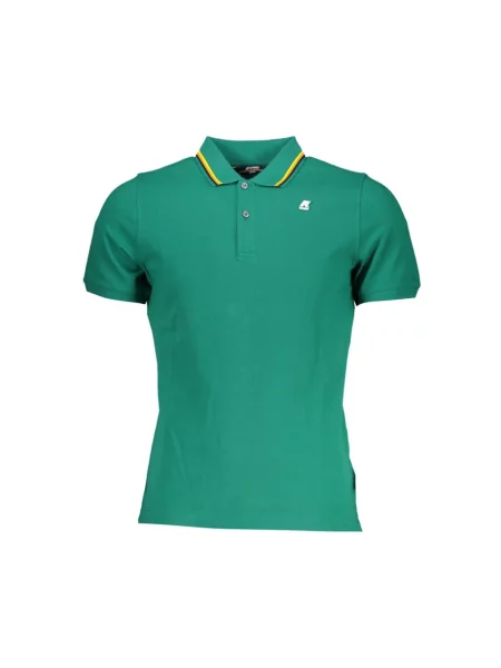 Polo K-way z krótkim rękawem zielone