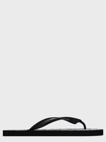 Шлепанцы Armani Exchange черные