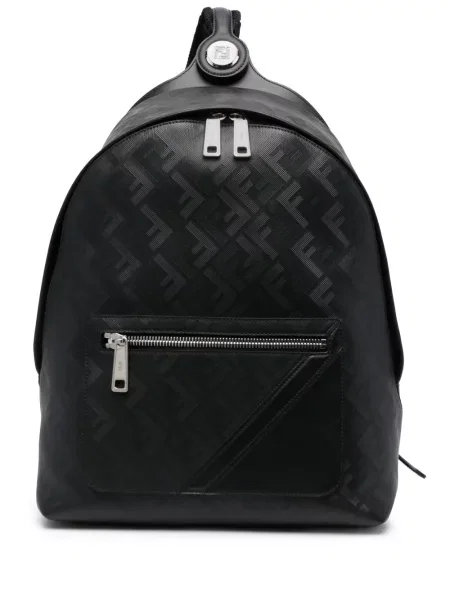 Rucsac Fendi din piele negru