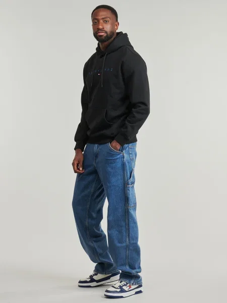 Hanorac cu glugă Tommy Jeans negru
