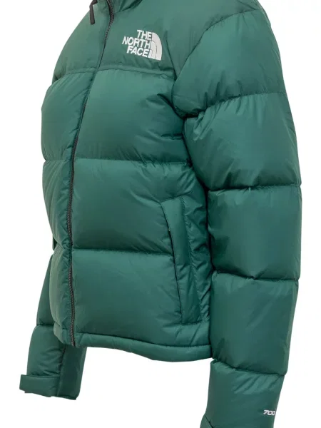 Geacă cu puf The North Face verde